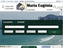 Tablet Screenshot of mageimoveis.com.br